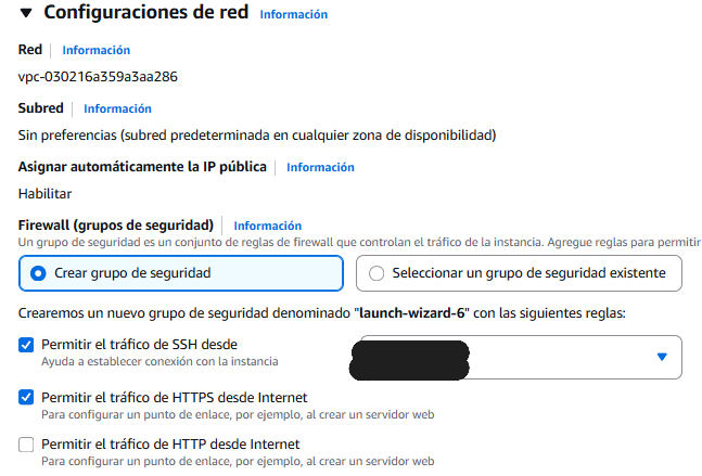 Configuración de red